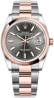 Rolex Datejust 36 126201 Rose gold and Stainless steel Gray