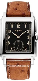 Alpina Heritage AL-530BA3C6 Stainless steel Black