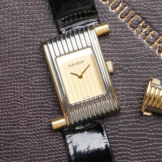 Boucheron Reflet 18mm Yellow gold and Stainless steel Champagne