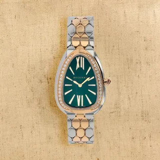 Bulgari Serpenti Seduttori 103526 33mm Stainless steel green