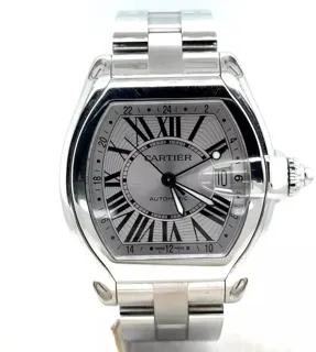 Cartier Roadster W62032X6 49mm Stainless steel Silver