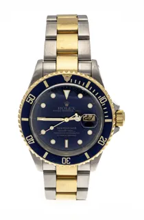 Rolex Submariner 16613 Stainless steel and 18k yellow gold Blue