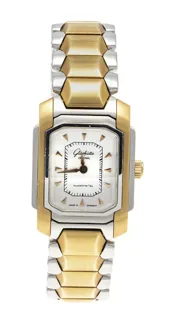 Glashütte Senator Karrée 2101050304 Yellow gold and Stainless steel