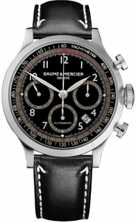 Baume & Mercier Capeland 10001 Stainless steel Black