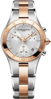 Baume & Mercier Linea 10016 Rose gold and Stainless steel Silver