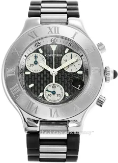 Cartier 21 Chronoscaph W10125U2 38mm Stainless steel Gray