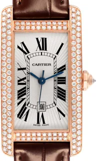 Cartier Tank Américaine WB704751 Rose gold Pink