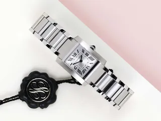 Cartier Tank Française WSTA0065 Stainless steel Silver