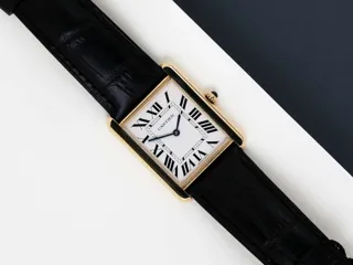 Cartier Tank Solo W5200004 / 3167 Yellow gold Silver