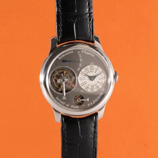 F.P. Journe Souveraine F.P.   T     TO 99 2003 40mm Platinum Grey