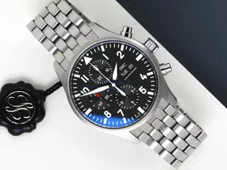 IWC Pilot IW377710 Stainless steel Black