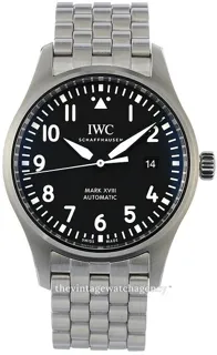 IWC Pilot Mark IW327015 Stainless steel Black