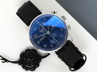 IWC Portugieser IW371491 Stainless steel Blue