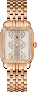 Michele Deco II Mid MWW06I000021 Rose gold White