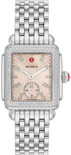 Michele Deco Mid MWW06V000131 Stainless steel White