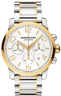 Montblanc TimeWalker 107320 43mm Yellow gold and Stainless steel Silver