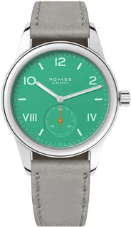 NOMOS Club 715 Stainless steel Green