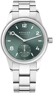 NOMOS Club 746 Stainless steel Green