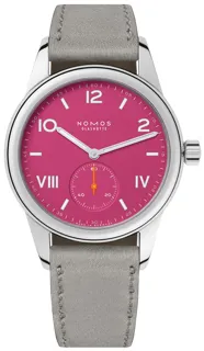 NOMOS Club Campus 711 Stainless steel Pink