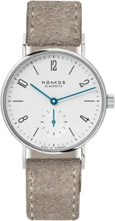 NOMOS Tangente 123 Stainless steel White