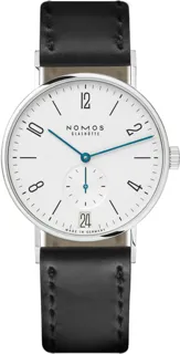 NOMOS Tangente 130 Stainless steel White