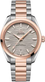 Omega Aqua Terra 220.20.38.20.06.001 Rose gold and Stainless steel Grey