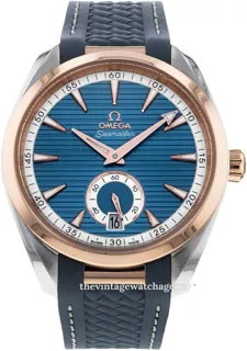 Omega Aqua Terra 220.22.41.21.03.001 Brushed/polished steel Blue