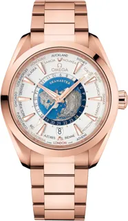 Omega Aqua Terra 220.50.43.22.02.001 Rose gold Silver