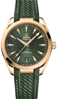 Omega Aqua Terra 220.52.41.21.10.001 Yellow gold Green