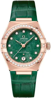 Omega Constellation 131.58.29.20.99.004 Rose gold Green