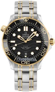 Omega Seamaster Diver 300M 210.20.42.20.01.002 Yellow gold Black