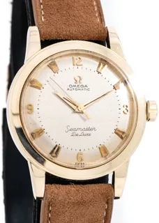 Omega Seamaster 15427 14k yellow gold Champagne