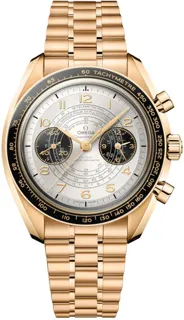 Omega Speedmaster Chronoscope 522.60.43.51.02.001 18kt Moonshine Yellow Gold Silver