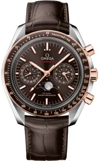 Omega Speedmaster Professional Moonwatch Moonphase 304.23.44.52.13.001 Stainless steel Brown