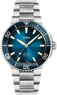 Oris Aquis 01 400 7769 4135-07 8 22 09PEB Stainless steel Blue