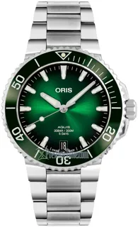 Oris Aquis 01 400 7769 4157-07 8 22 09PEB Stainless steel Green