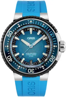 Oris Aquis 01 400 7777 7155-Set Titanium Blue