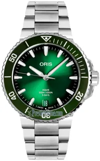 Oris Aquis 01 400 7790 4157-07 8 23 02PEB Stainless steel Green