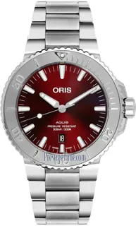 Oris Aquis 01 733 7730 4158-07 8 24 05PEB Stainless steel Red