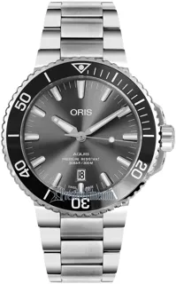 Oris Aquis 01 733 7730 7153-07 8 24 15PEB Titanium Gray