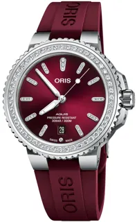 Oris Aquis 01 733 7766 4998-07 4 22 68FC Stainless steel Red