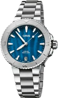 Oris Aquis 01 733 7770 4155-07 8 18 05P Stainless steel Blue