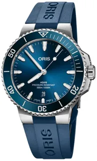 Oris Aquis 01 733 7787 4135-07 4 22 35FC Stainless steel Blue