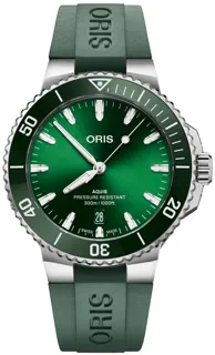 Oris Aquis 01 733 7787 4157-07 4 22 37FC Stainless steel Green