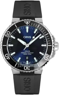 Oris Aquis Date 01 733 7730 4135-07 4 24 64EB Stainless steel Blue