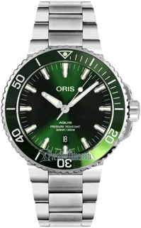 Oris Aquis Date 01 733 7730 4157-07 8 24 05PEB Stainless steel Green