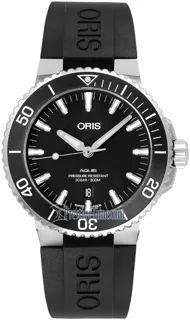 Oris Aquis Date 01 733 7732 4124-07 4 21 64FC Stainless steel Black