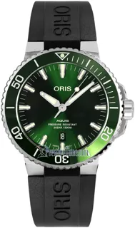 Oris Aquis Date 01 733 7732 4157-07 4 21 64FC Stainless steel Green