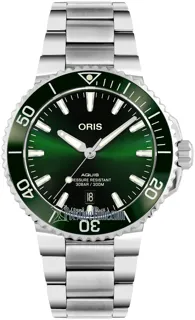 Oris Aquis Date 01 733 7766 4157-07 8 22 05PEB Stainless steel Green