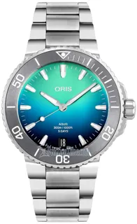 Oris Aquis Date 01 400 7790 4185-Set Stainless steel Blue